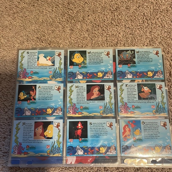 ❤️Complete Set The Little Mermaid 1991 Disney Pro Set Card - Picture 3 of 9